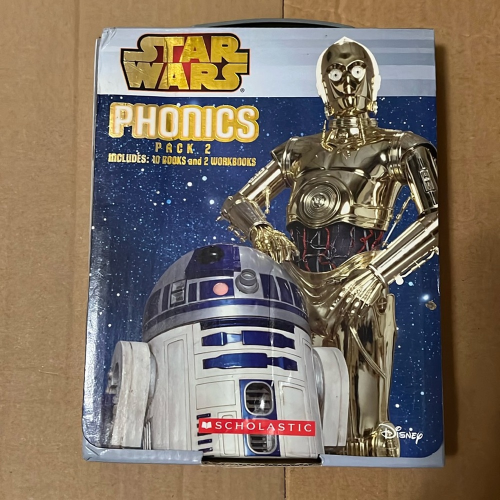 Scholastic Star Wars Children's Books Pack 2 Phonics Box Set Lot 12